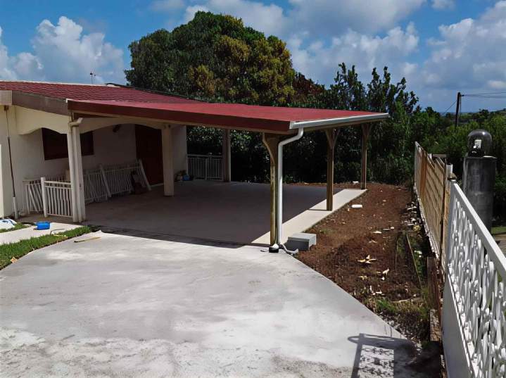 Construction avancée terrasse  Guadeloupe